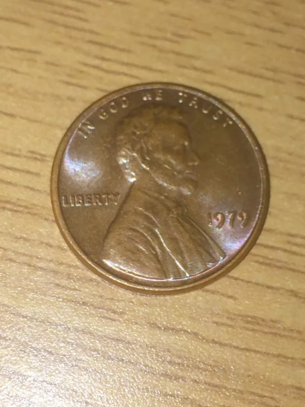 RARE US Lincoln Memorial 1979 One Penny 1p Coin No Mint Mark Good Condition - Image 3