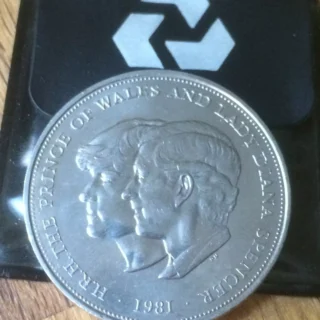 HRH The Prince Of Wales And Lady Diana Spencer 1981 Commemorative Silver Coin