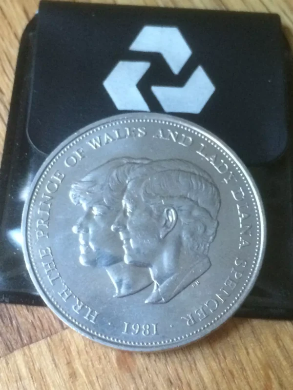 HRH The Prince Of Wales And Lady Diana Spencer 1981 Commemorative Silver Coin