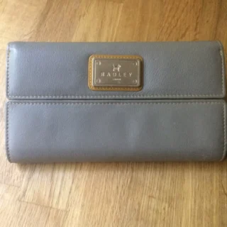 Radley London Herritage Dog Women's Grey and Brown Leather Wallet