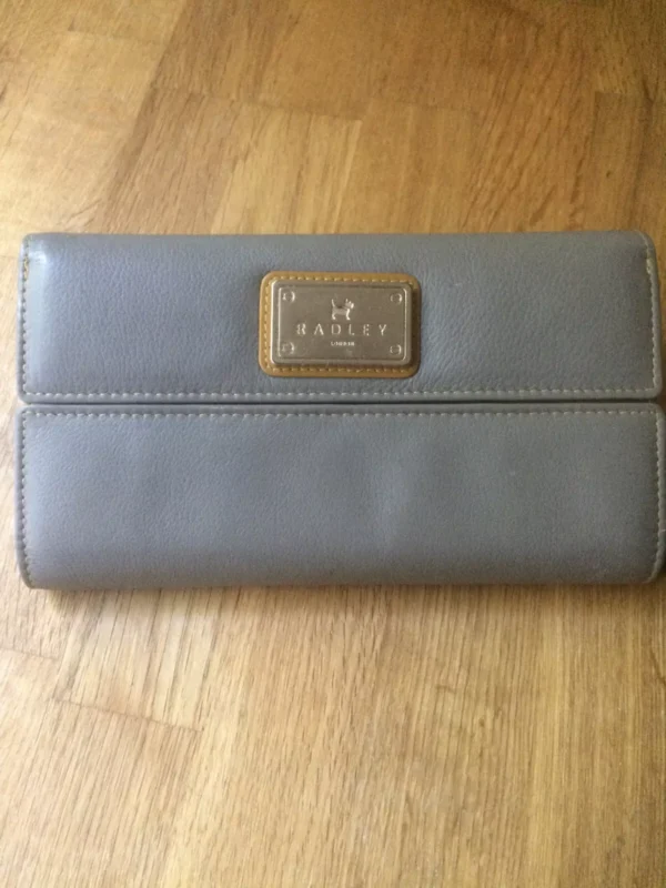 Radley London Herritage Dog Women's Grey and Brown Leather Wallet